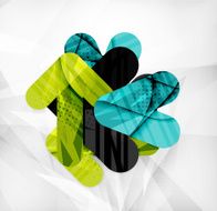 Modern web presentation design layout N144
