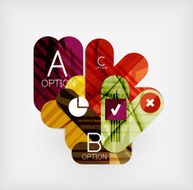 Modern infographic option layout N141