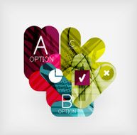 Modern infographic option layout N150