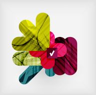Modern infographic option layout N155