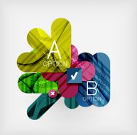 Modern infographic option layout N157