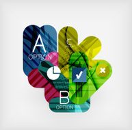 Modern infographic option layout N158