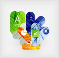 Modern web presentation design layout N229