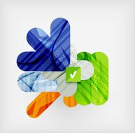 Modern web presentation design layout N237