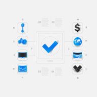 Set of business icons N77