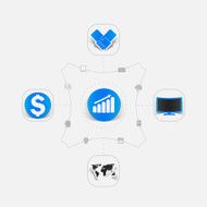 Set of business icons N82