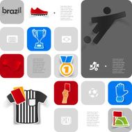 football soccer infographic N234