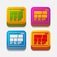 square button interface N8