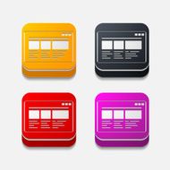 square button interface N9