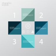 Modern infographics template N62