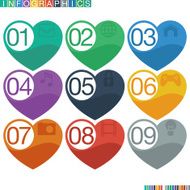 Abstract infographics flat design N20