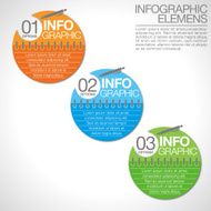 Abstract infographics Note N2