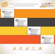 Minimal infographic template N32
