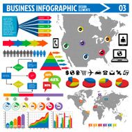 business infographic design elements N6