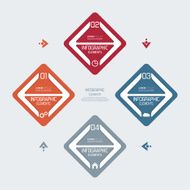 Colorful plastic buttons for infographic N2
