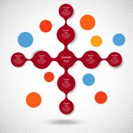 metaball colorful round diagram infographics N93