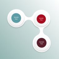 colorful round metaball diagram infographics N3