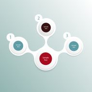 colorful round metaball diagram infographics N4