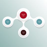 colorful round metaball diagram infographics N5