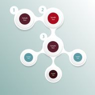 colorful round metaball diagram infographics N7