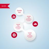 metaball colorful round diagram infographics N98