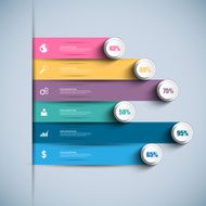 Infographics vector design template N211