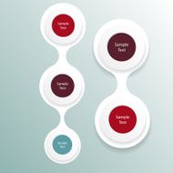 colorful round diagram infographics N6