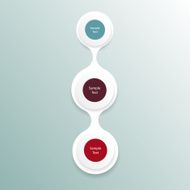 colorful round diagram infographics N7