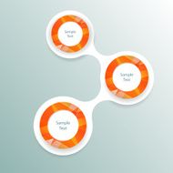colorful round diagram infographics N13