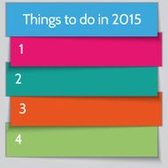 Vector New Year Resolution List template N2