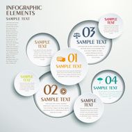 abstract circle tag infographics