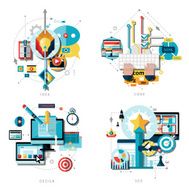 Creative Work Icons Set