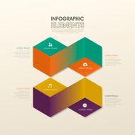creative hexagon infographics design