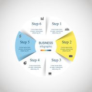 Vector circle infographic N58