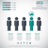 Business management strategy or human resource infographic N36