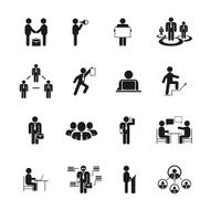 Business People Icons N12