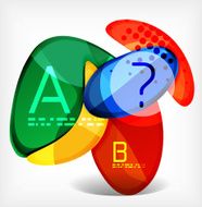 Abstract option infographic - glass round shapes N11
