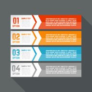 Infographics design template Business concept with 4 options N23