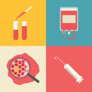 Medical set blood transfusion