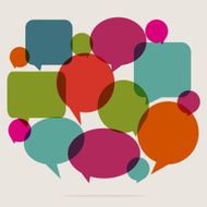 speech bubbles communication concept N2