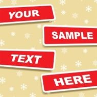Banners with place for text Vector illustration N5