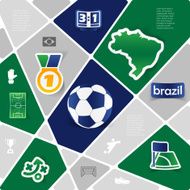 football soccer infographic N254