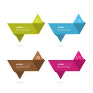 Comparative chart with templates for presentation N34