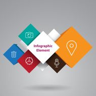 infographics or abstract shapes