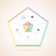 Modern infographic for business project N18