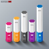 Infographics vector design template N214