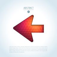 Simple arrow vector sign