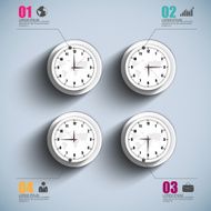 Abstract 3D paper Infographic N50