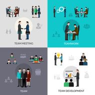 Teamwork Icons Set N2