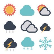 forecast icon set